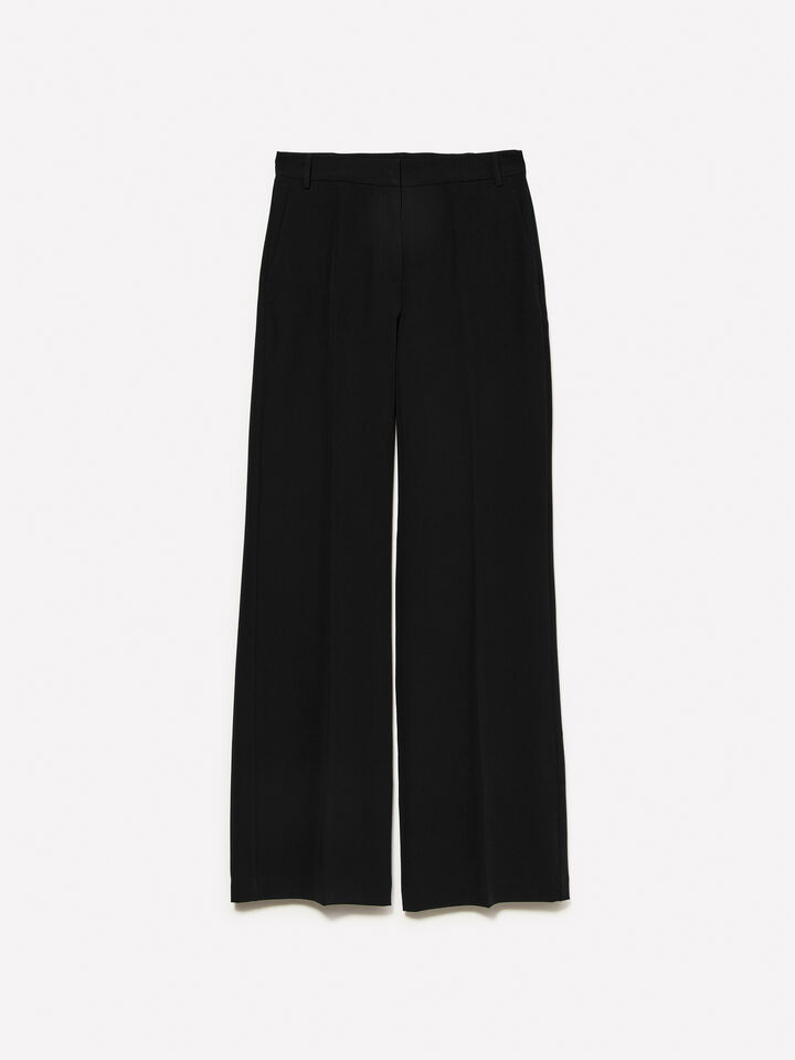 Schwarze Palazzohose - palazzo hosen für damen - Schwarz | Sisley image number 5